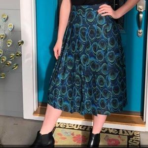 Peacock skirt
